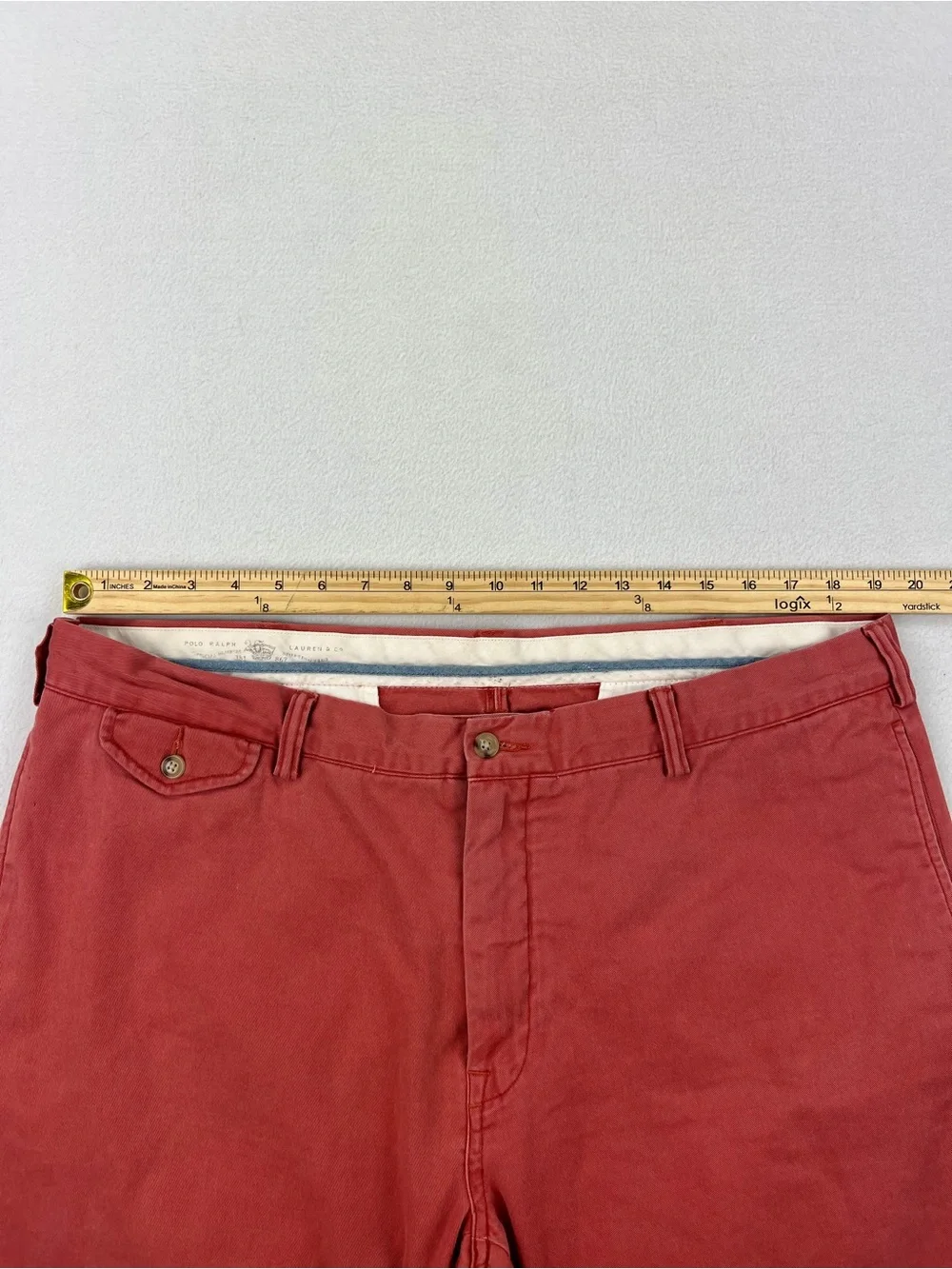 Polo Ralph Lauren Men Stretch Straight Fit Twill Chino Pants Nantucket Red 40x30